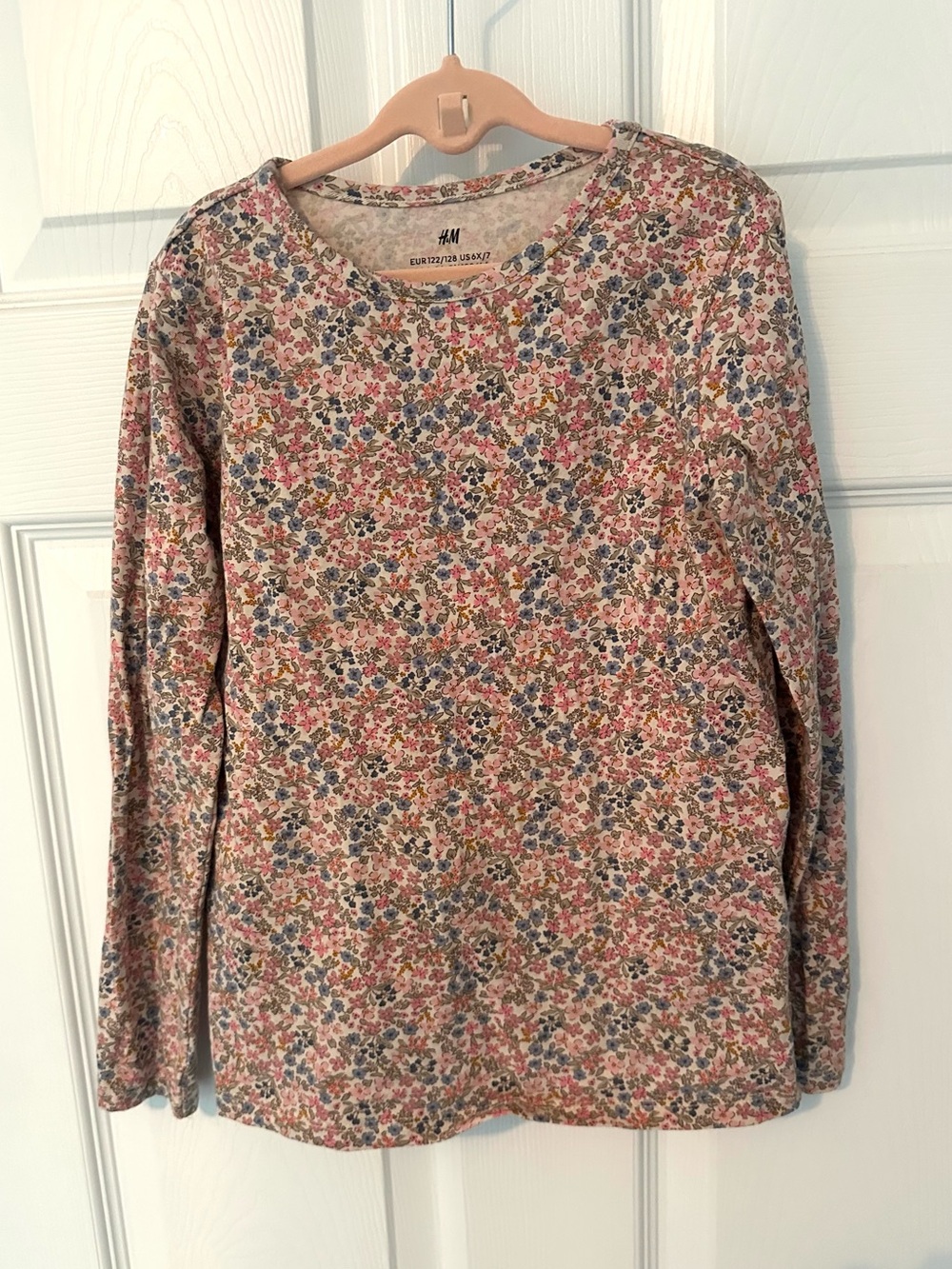 H&M Floral Long Sleeve Tee